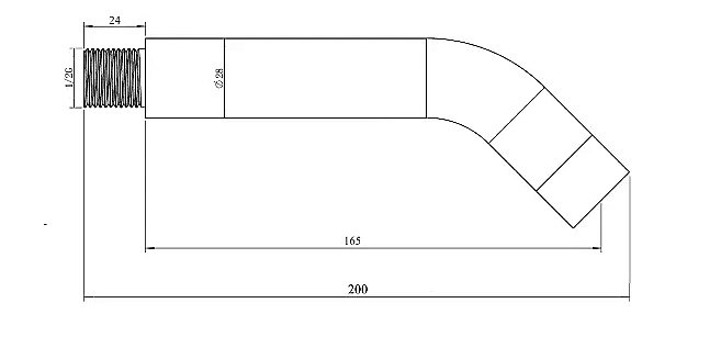 Излив Elghansa RS-27-Black черный купить в интернет-магазине сантехники Sanbest