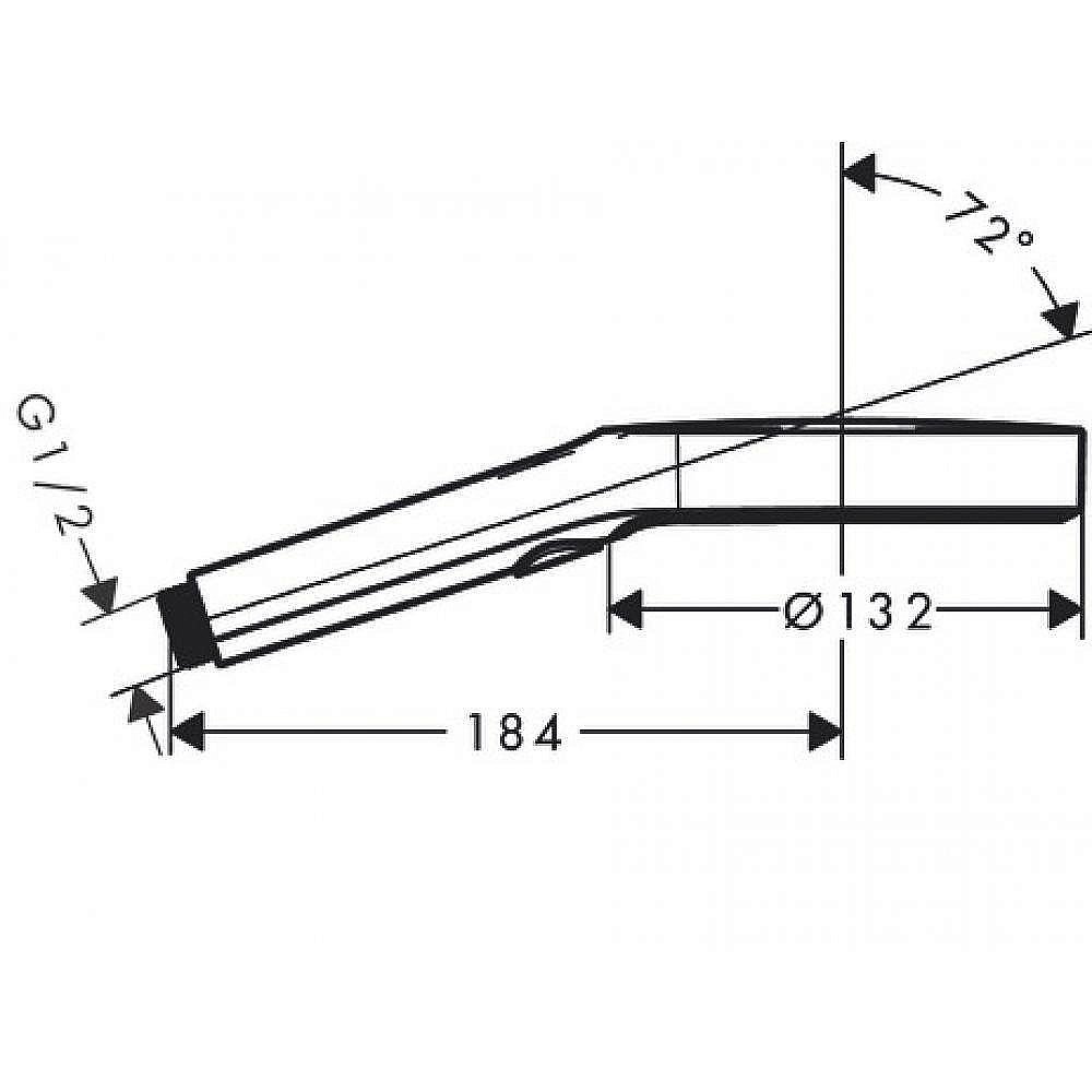 Душевая лейка Hansgrohe Rainfinity 130 3jet 26864990 купить в интернет-магазине сантехники Sanbest