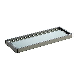 Полка стеклянная ABBER Westen AA1759NG никель купить в интернет-магазине сантехники Sanbest