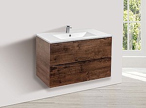 Тумба с раковиной Vincea Mia VMC-2MC800RW + VBS-13980 800 R.Wood для ванной в интернет-магазине Sanbest