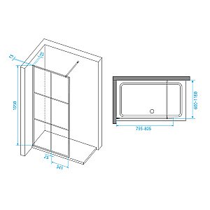 Душевая система RGW Shower Panels SP-6143-01 50140801-01 хром купить в интернет-магазине сантехники Sanbest