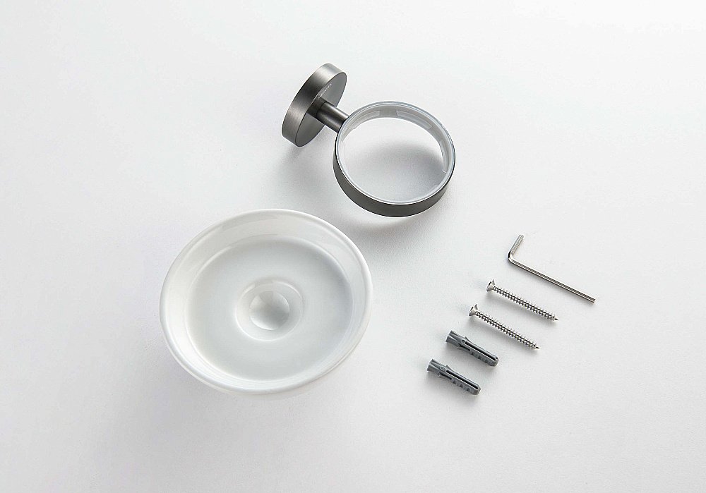 Мыльница Aquatek Бетта AQ4603BGM керамика/оружейная сталь купить в интернет-магазине сантехники Sanbest