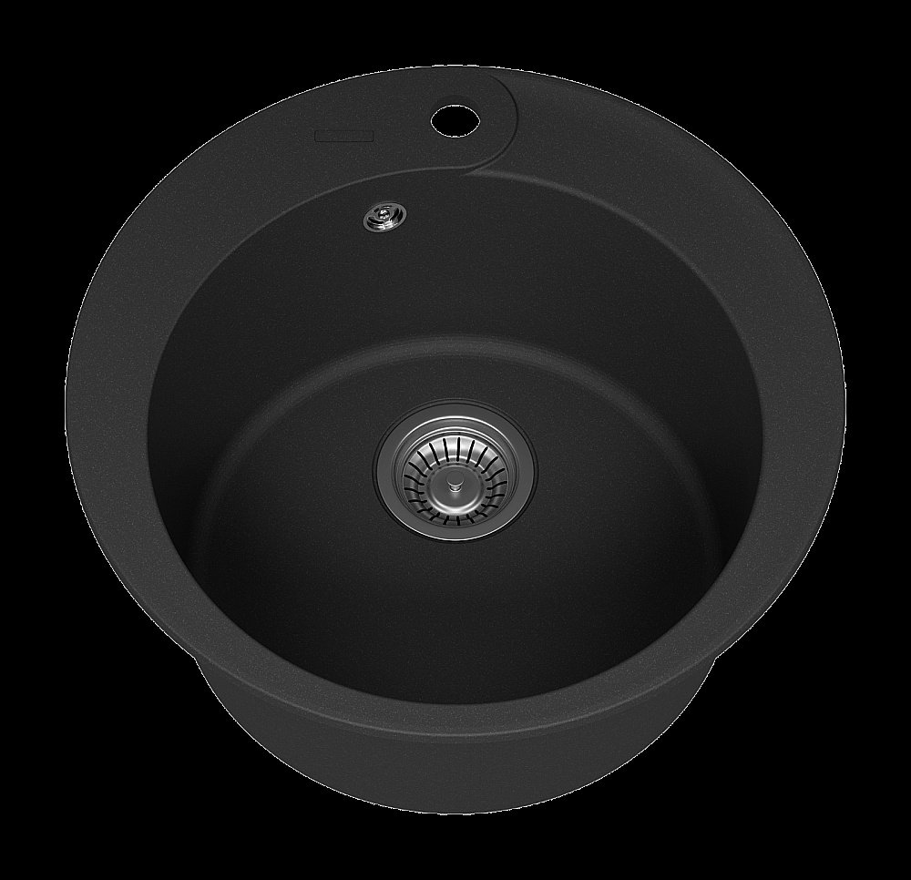 Кухонная мойка Misty Artemida 51 ART-51-01 антрацит купить в интернет-магазине сантехники Sanbest