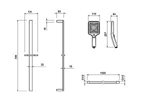 Душевой гарнитур Aquatek Либра AQ2019CR хром купить в интернет-магазине сантехники Sanbest