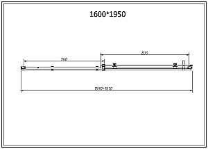 Душевой уголок Vincea Como-N VSR-4CN8016CGB 160x80 профиль черный/стекло тонированное купить в интернет-магазине Sanbest