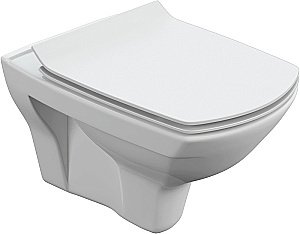 Унитаз с инсталляцией Cersanit Carina XL CO DPL EO SLIM 64119 с крышкой микролифт, безободковый купить в интернет-магазине Sanbest