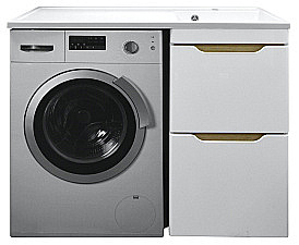 Тумба с раковиной Azario Magenta 120 CS00079141 белая правая купить в интернет-магазине сантехники Sanbest