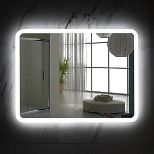 Зеркало с подсветкой CeruttiSpa Мадера 80 9595 в ванную от интернет-магазине сантехники Sanbest