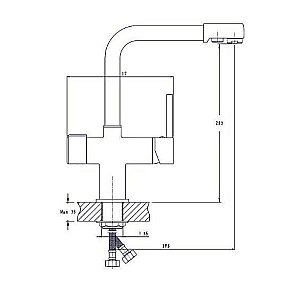Смеситель для кухни Rush Gozo MS9035-31 купить в интернет-магазине сантехники Sanbest