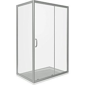 Душевой уголок Good Door Infinity WTW+SP 140х70 стекло прозрачное/профиль хром купить в интернет-магазине Sanbest