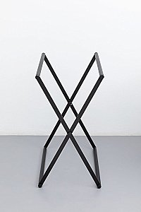 Корзина для белья Allen Brau Priority 6.32001-31+6.32002-88 черная матовая/мешок бежевый купить в интернет-магазине сантехники Sanbest