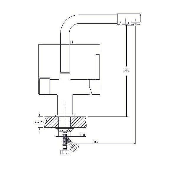 Смеситель для кухни Rush Gozo MS9035-31 купить в интернет-магазине сантехники Sanbest