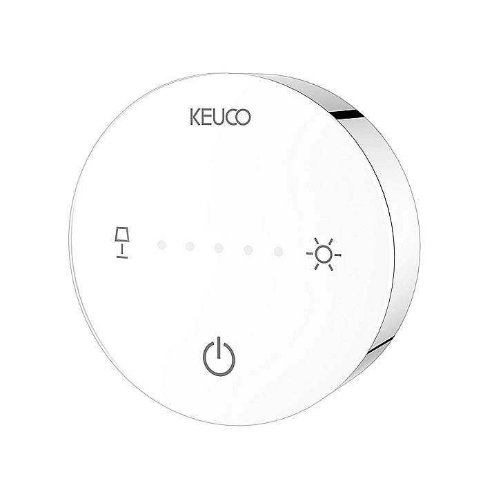 Косметическое зеркало круглое Keuco iLook move 17612019002 Хром купить в интернет-магазине сантехники Sanbest