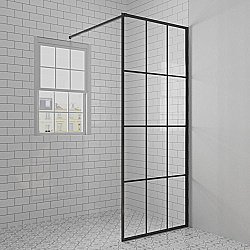 Душевое ограждение PAINI WalkIN80G 80 стекло прозрачное/профиль черный купить в интернет-магазине Sanbest
