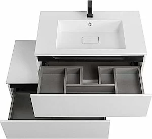 Нижняя тумба Cezares SLIDER-800-1C-PI-BO белый для ванной в интернет-магазине сантехники Sanbest