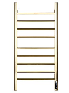 Полотенцесушитель электрический WONZON & WOGHAND BONN, Брашированное золото (WW-AL409-BG) купить в интернет-магазине сантехники Sanbest