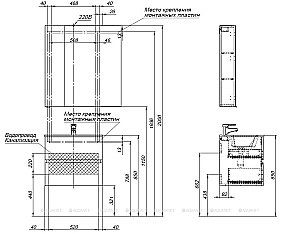Тумба с раковиной Aquanet Алвита New 277513 60 дуб веллингтон для ванной в интернет-магазине Sanbest
