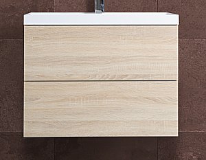 Тумба с раковиной Art&Max AM_Verona_Push_700_2C_SO_RS_TS дуб Сонома для ванной в интернет-магазине Sanbest