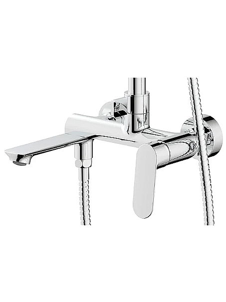 Душевая система Azario Alanti AZ-K2332-1 хром купить в интернет-магазине сантехники Sanbest