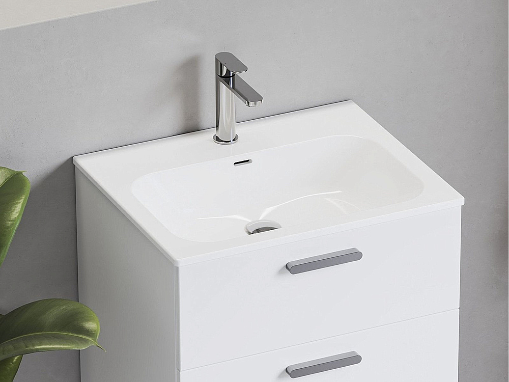 Раковина Ravak CHROME SLIM 60 XJX01160008 белая купить в интернет-магазине Sanbest