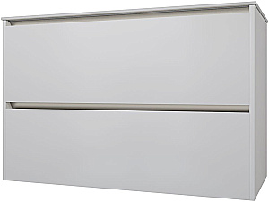 Тумба с раковиной Allen Brau Activity 90 1.34013.WM белая матовая/олива брашированная для ванной в интернет-магазине Sanbest