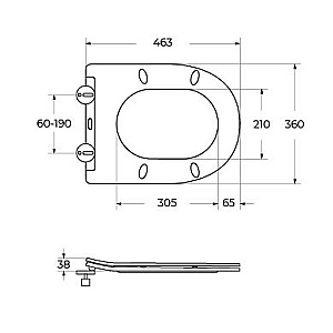 Унитаз приставной напольный BelBagno Flay-Tor BB1003CB-TOR/SC белый, безободковый, с крышкой микролифт, слив-торнадо купить в интернет-магазине Sanbest