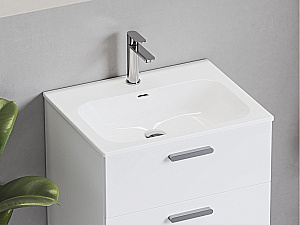 Раковина Ravak CHROME SLIM 60 XJX01160008 белая купить в интернет-магазине Sanbest