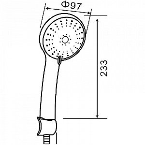 Душевой гарнитур Orange Classic LM51br бронза купить в интернет-магазине сантехники Sanbest