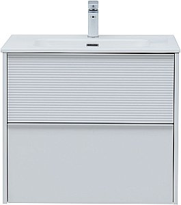 Тумба с раковиной Aquanet Вита 330476 70 белый матовый для ванной в интернет-магазине Sanbest