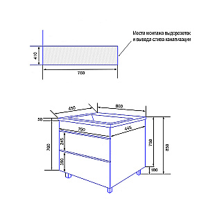 Тумба с раковиной Azario Viola 80/2Н CS00097139 фисташковая для ванной в интернет-магазине Sanbest