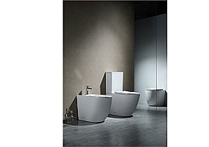 Унитаз напольный Aquatek Европа AQ2903WS-00 белый, без крышки, с бачком, безободковый купить в интернет-магазине Sanbest