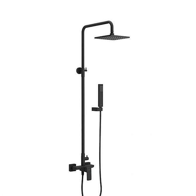 Душевая система Excellent Keria 2081 черная матовая купить в интернет-магазине сантехники Sanbest