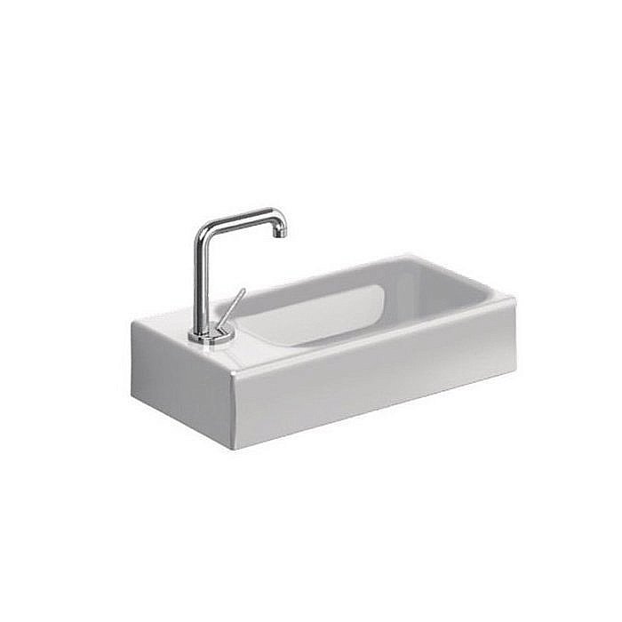 Раковина подвесная Kerasan Cento 45 белая купить в интернет-магазине Sanbest