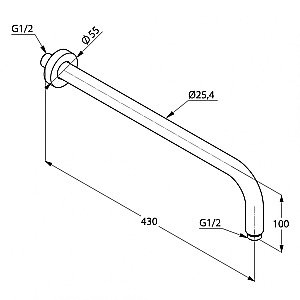 Душевая система Kludi Bozz 386310576 хром купить в интернет-магазине сантехники Sanbest