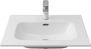 Тумба с раковиной Aquanet Алвита new 60 344127+330429 дуб веллингтон табак для ванной в интернет-магазине Sanbest