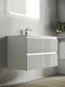 Тумба с раковиной Sancos SNOB R SNR80W 80 Bianco для ванной в интернет-магазине Sanbest