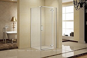 Душевой уголок Aquanet Logic C1000 AE32-S-100x100U-CT 100x100 стекло прозрачное/профиль хром купить в интернет-магазине Sanbest