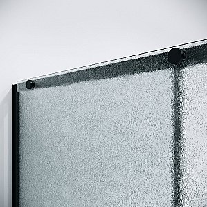 Душевая дверь Niagara Nova 110 NG-84-L11CHB профиль черный матовый/стекло шиншилла купить в интернет-магазине Sanbest