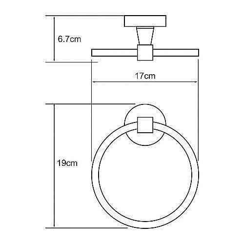 Полотенцедержатель кольцо WasserKRAFT Isen К-4060 купить в интернет-магазине сантехники Sanbest