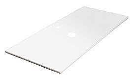 Столешница Armadi Art Vallessi 840-060-W 60 белая для ванной в интернет-магазине сантехники Sanbest