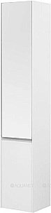 Шкаф-пенал Aquanet Гласс 35 белый для ванной в интернет-магазине сантехники Sanbest