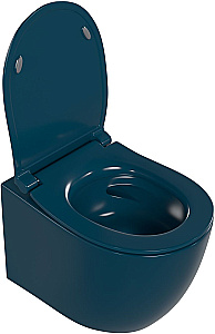 Унитаз подвесной Allen Brau Fantasy 3 Vortex 4.11035.PT петроль, с крышкой микролифт, слив торнадо купить в интернет-магазине Sanbest