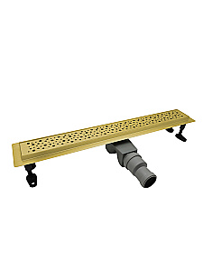 Душевой лоток Cezares RELAX 80 RELAX-LD-80-BORO брашированное золото купить в интернет-магазине Sanbest