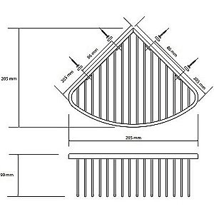 Полка Bemeta Coral 158208312 медное золото купить в интернет-магазине сантехники Sanbest