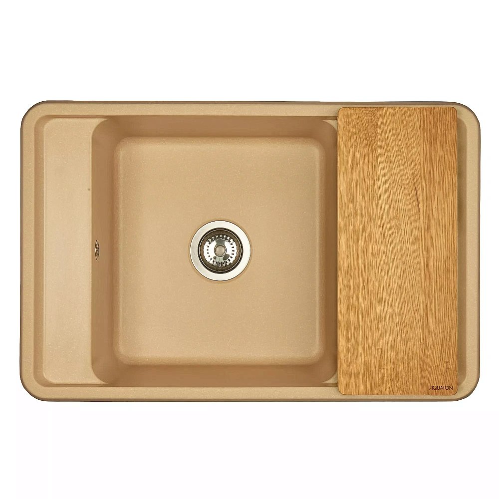 Мойка кухонная Акватон Беллис 78 латте купить в интернет-магазине сантехники Sanbest