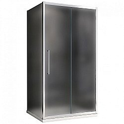 Душевой уголок ABBER Schwarzer Diamant AG30160MH-S85M 160x85 стекло матовое/профиль хром купить в интернет-магазине Sanbest