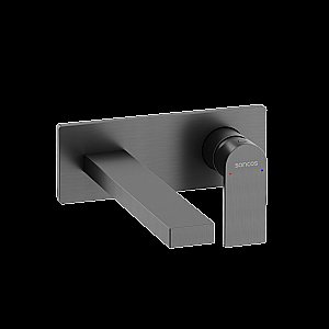 Смеситель для раковины Sancos Studio SC9017GG вороненая сталь купить в интернет-магазине сантехники Sanbest