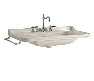 Консоль с раковиной Kerasan Waldorf 9197K3br 80 бронза с 3 отверстиями для ванной в интернет-магазине сантехники Sanbest