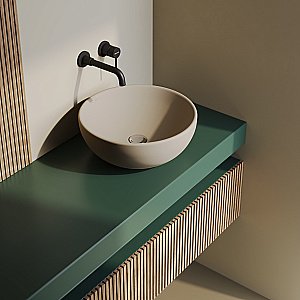 Раковина накладная BERGES Mascon 181072 45 матовый жасмин купить в интернет-магазине Sanbest