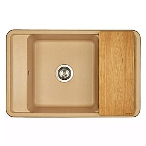 Мойка кухонная Акватон Беллис 78 латте купить в интернет-магазине сантехники Sanbest